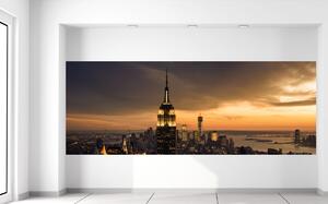 Fototapeta New York pri západe slnka Materiál: Samolepiaca, Veľkosť: 268 x 100 cm