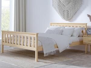 AMI nábytok Drevená borovica posteľ Naxter 160x200