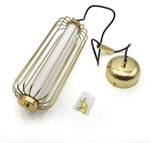 LED luster na lanku BONNIE LED/15W/230V 3000K zlatá