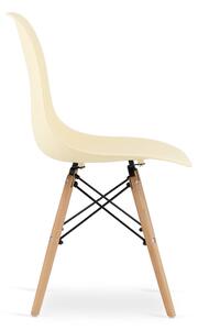 Dekorstudio Dizajnová stolička ENZO L krémová