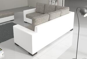 Rohová sedačka ANDREW, 240x90x240 cm, berlin 01/soft 017 white