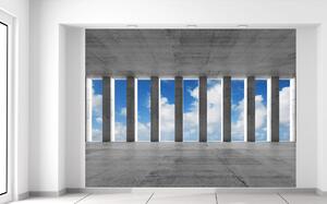 Gario Fototapeta Betónové stĺpy a nebo Veľkosť: 110 x 200 cm, Materiál: Vliesová