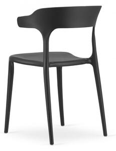 Jedálenská stolička ULME čierna