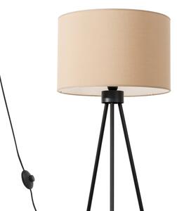 Sollux SL.1853 - Stojacia lampa NEVIA 1xE27/15W/230V taupe