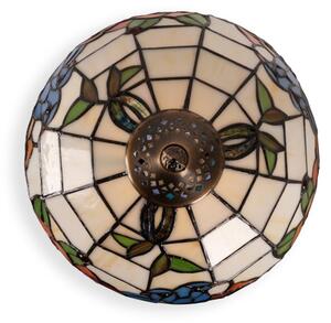 Brilagi - Tiffany vitrážová stolová lampa JUNGLE 1xE27/60W/230V + 1xE14/40W