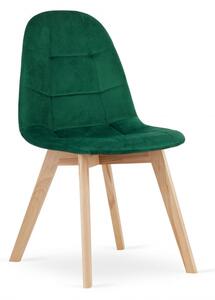 Set jedálenských stoličiek BORA tmavo zelené (4ks)