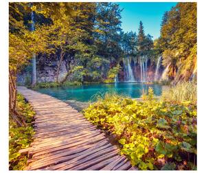 Gario Fototapeta Plitvické jazero v Chorvátsku Veľkosť: 110 x 200 cm, Materiál: Latexová