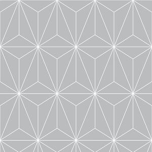 Strieborná vliesová tapeta geometrický vzor 104740, Formation, Graham & Brown