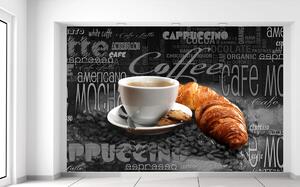 Gario Fototapeta Káva s občerstvením Veľkosť: 150 x 200 cm, Materiál: Latexová