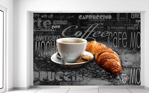 Gario Fototapeta Káva s občerstvením Veľkosť: 200 x 135 cm, Materiál: Latexová