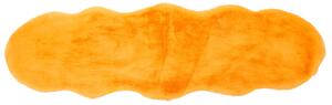 UMELÁ KOŽUŠINA, 55/160 cm, oranžová XXXL - Koberce