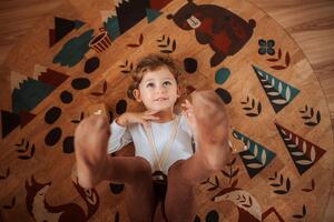 KORKII, Detský koberec FOREST, 135x170 cm, 010426
