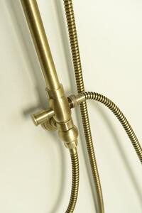 VANITY sprchový stĺp na napojenie na batériu, retro, bronz SET066