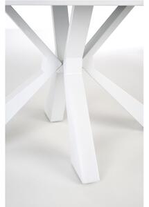 Jedálenský stôl VAVOLDA biely mramor/biela