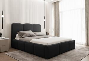Čalúnená posteľ LUX, 160x200, velvet opera black