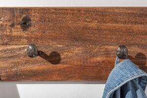 Nástenný vešiak Hemingway 90 cm z recyklovaného dreva