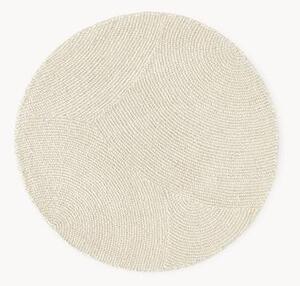 Okrúhly koberec s krátkym vlasom vyrobený z recyklovaných materiálov Eleni