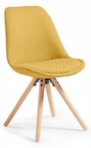 RALF čalúnená stolička Žltá