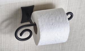 REBECCA držiak toaletného papiera bez krytu, čierna CC017