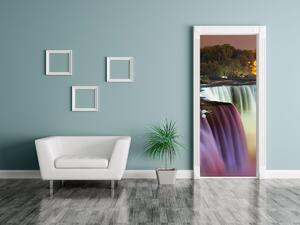Gario Fototapeta na dvere Niagarské vodopády Veľkosť: 95 x 205 cm, Materiál: Samolepiaca