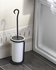 REBECCA WC kefa na postavenie, čierna/keramika CC010
