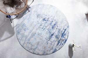 Koberec Modern Art 150cm okrúhly modrý béžový
