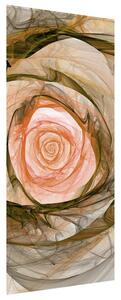 Gario Fototapeta na dvere Nádherná ruža fraktál Veľkosť: 95 x 205 cm, Materiál: Samolepiaca