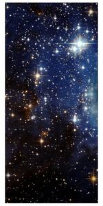 Gario Fototapeta na dvere Medzi hviezdami Veľkosť: 95 x 205 cm, Materiál: Samolepiaca