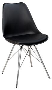 Scandinavia Retro stolička čierna