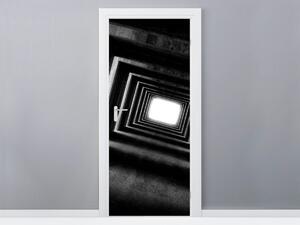 Fototapeta na dvere Tmavý tunel so svetlom Materiál: Samolepiaca, Veľkosť: 95 x 205 cm