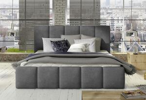 Čalúnená posteľ HEDVIKA + matrac s roštem BONA 140x200 cm, berlin 02