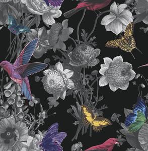 Luxusná vliesová kvetinová tapeta, ptáci 106431 Reverie, Graham&Brown