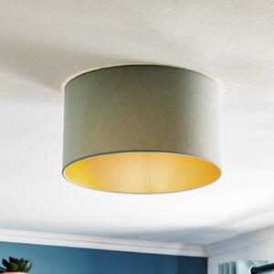 Stropné svietidlo Golden Roller Ø 40 cm mätovo zelená/zlatá