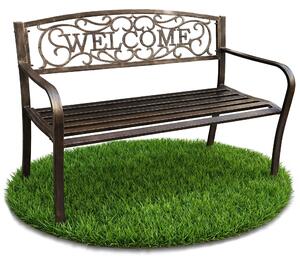 Ak furniture Záhradná lavička IRYS béžová
