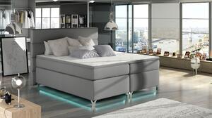 Čalúnená posteľ BASILIO, bez LED, 160x200 cm, soft 029