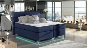 Čalúnená posteľ BASILIO, s LED, 160x200 cm, soft 09