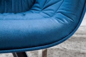 Stolička The Dutch Comfort velvet blue
