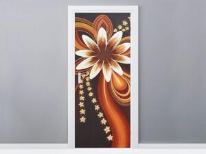 Gario Fototapeta na dvere Tajuplné kvety Veľkosť: 95 x 205 cm, Materiál: Samolepiaca