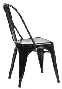 PARIS stolička Čierna