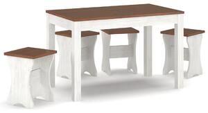 Rozkladací jedálenský stôl Dafne EKT - čerešňa portofino / sosna Andersen