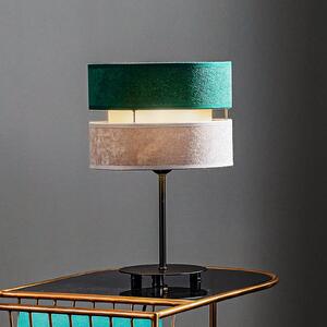 Stolová lampa Golden Duo sivá/zelená/zlatá 30 cm