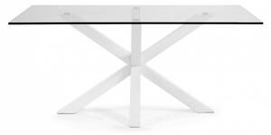 ARGO WHITE GLASS stôl 200 x 100 cm