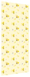 Gario Fototapeta na dvere Malá žltá včielka Veľkosť: 95 x 205 cm, Materiál: Samolepiaca
