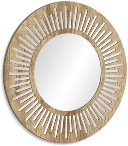 Styler Ornament zrkadlo 50x50 cm okrúhly dreva LU-12308