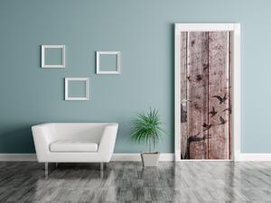 Fototapeta na dvere Láska na dreve Materiál: Samolepiaca, Rozmery: 95 x 205 cm