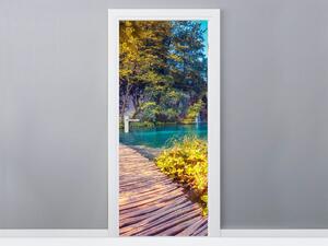 Fototapeta na dvere Plitvické jazero v Chorvátsku Materiál: Samolepiaca, Veľkosť: 95 x 205 cm