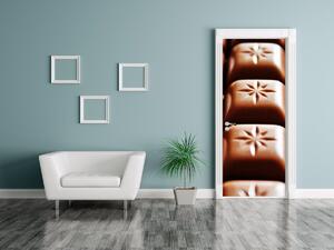Gario Fototapeta na dvere Tabuľka čokolády Veľkosť: 95 x 205 cm, Materiál: Samolepiaca