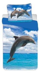 JERRY FABRICS Obliečky Delfín v mori Bavlna, 140/200, 70/90 cm