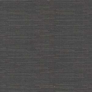 Luxusná čiernostrieborná tapeta, imitácia bambusu DD3835