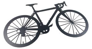 Veselá Stena Drevená nástenná dekorácia čierny Bicykel